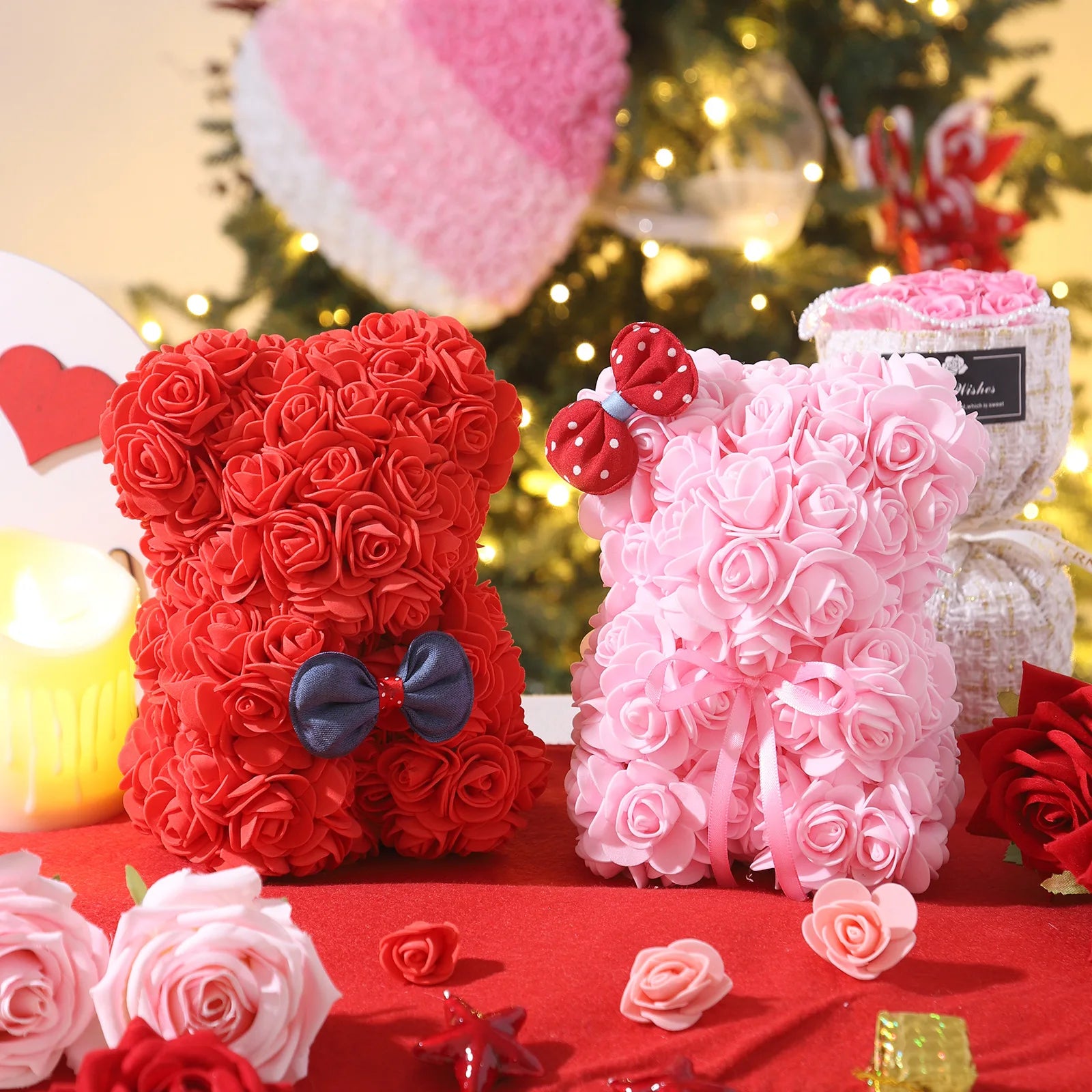 Rose Bear Artificial Flower