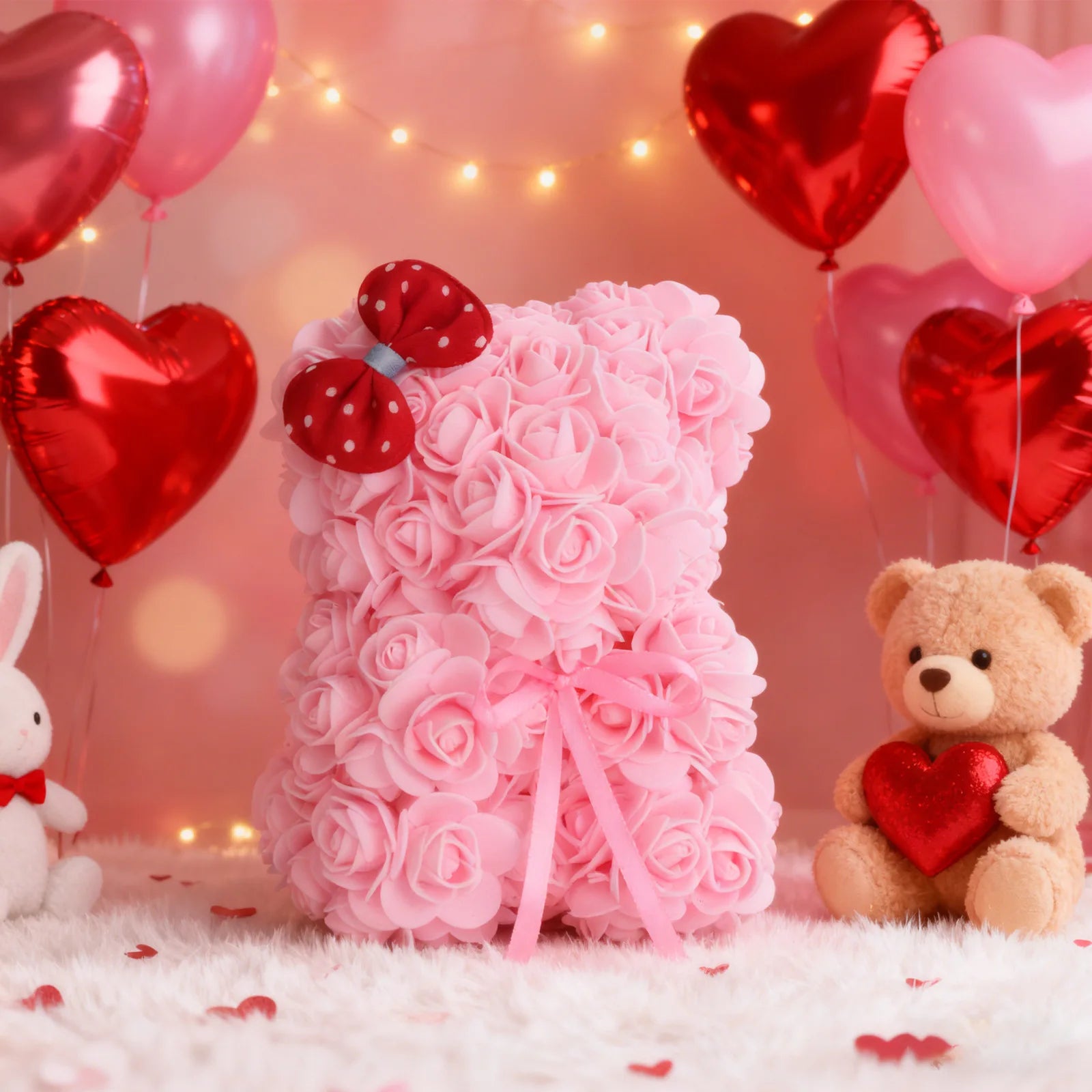 Rose Bear Artificial Flower
