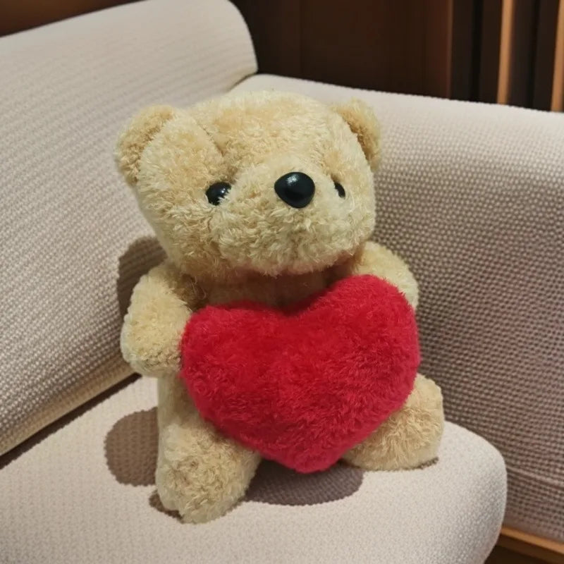 Bear with Rose Plush Toy