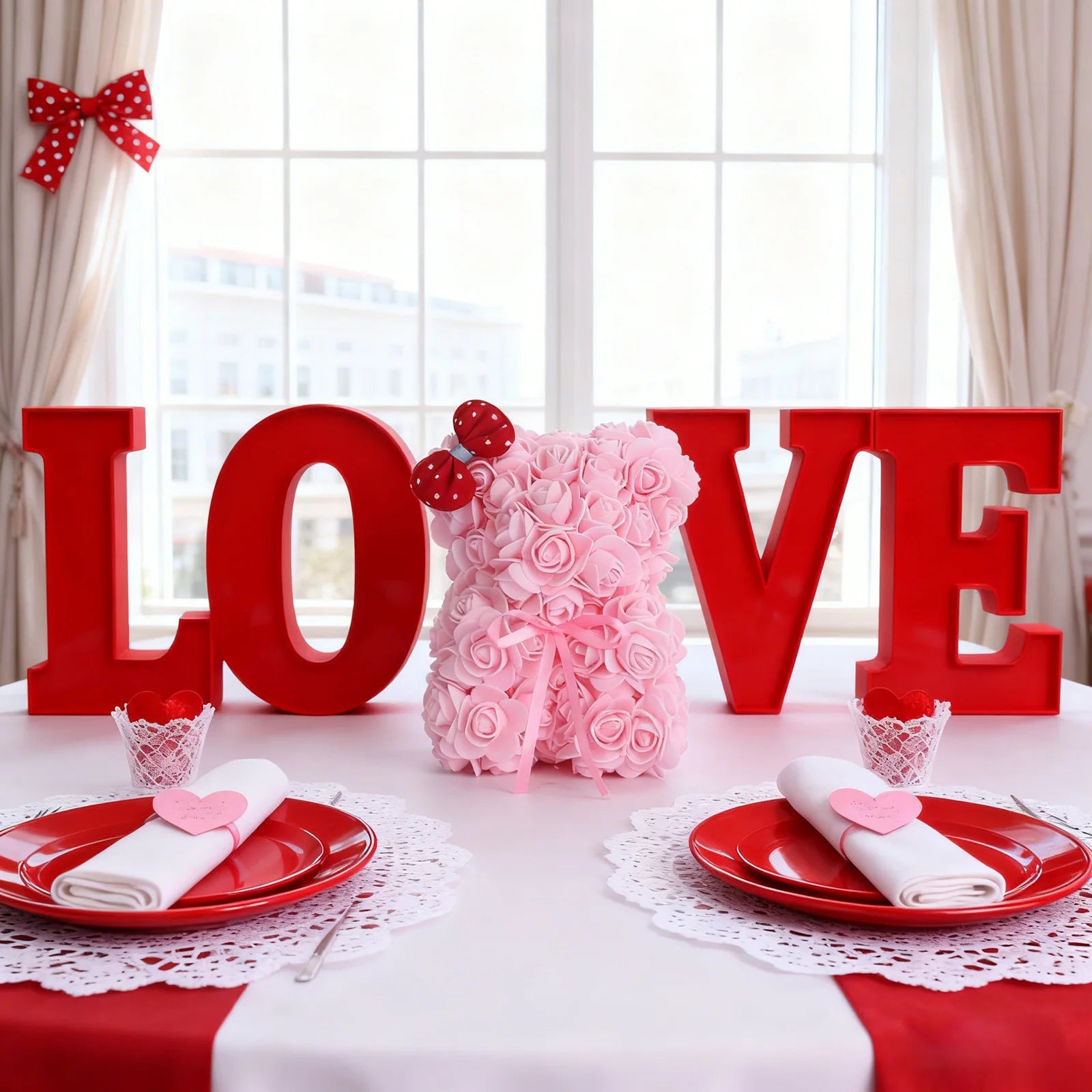 Rose Bear Artificial Flower